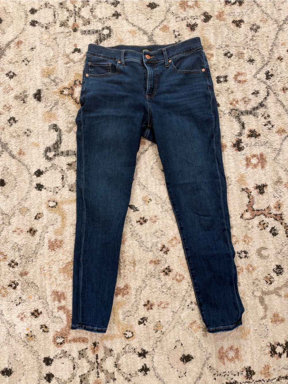 Express Dark Indigo Skinny Jeans